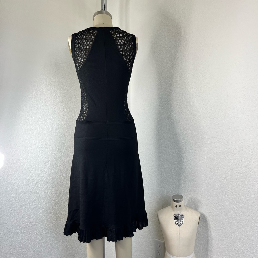 ALESSANDRO DELL'ACQUA Open Knit Crochet Midi Dress - Picture 6 of 9